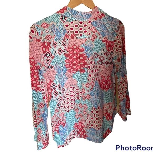Beautiful Boho Talbots Petite Blouse, Size Small Petite - Picture 4 of 4
